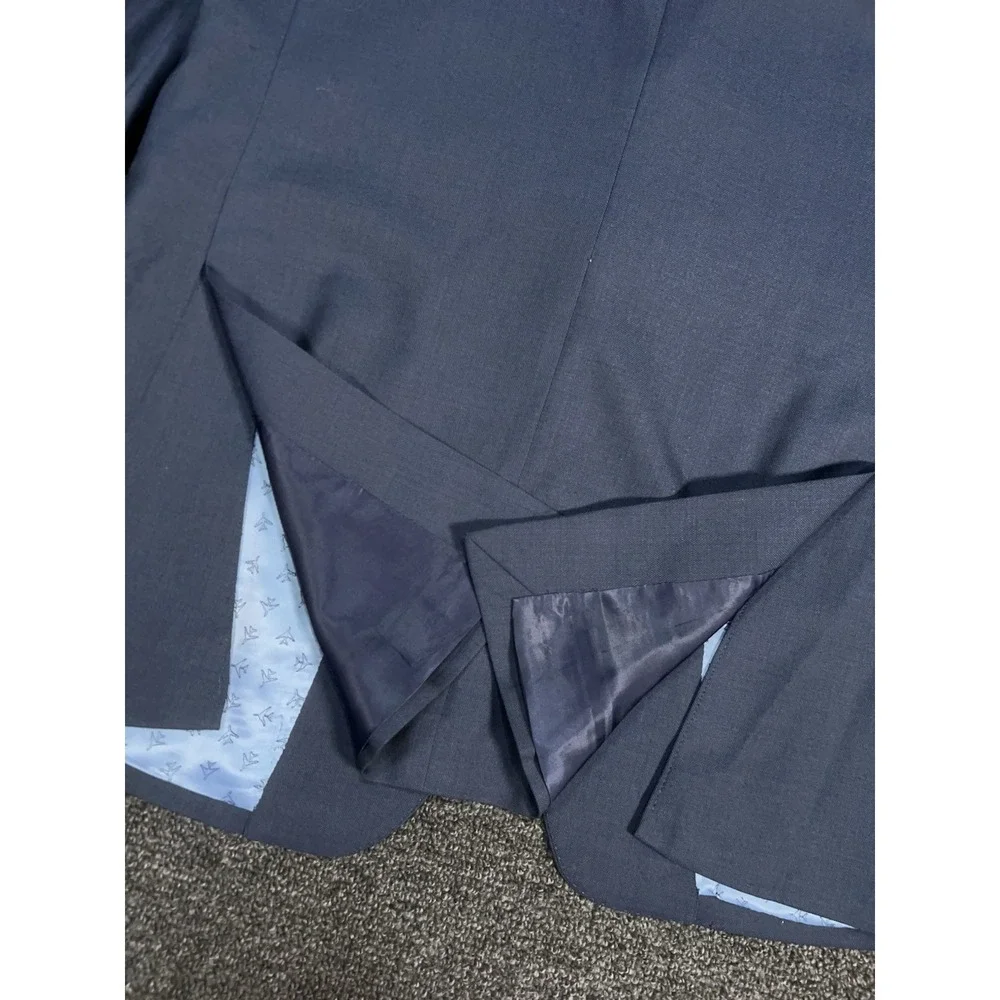 Charles Tyrwhitt 2 Piece Suit Men's 38R Pants 33x31 Blue Wool Slim Fit